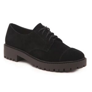 Lucky Brand Ibira Suede Lug Sole Oxfords